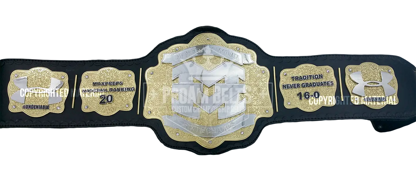 CIF Division Football State Champs front view