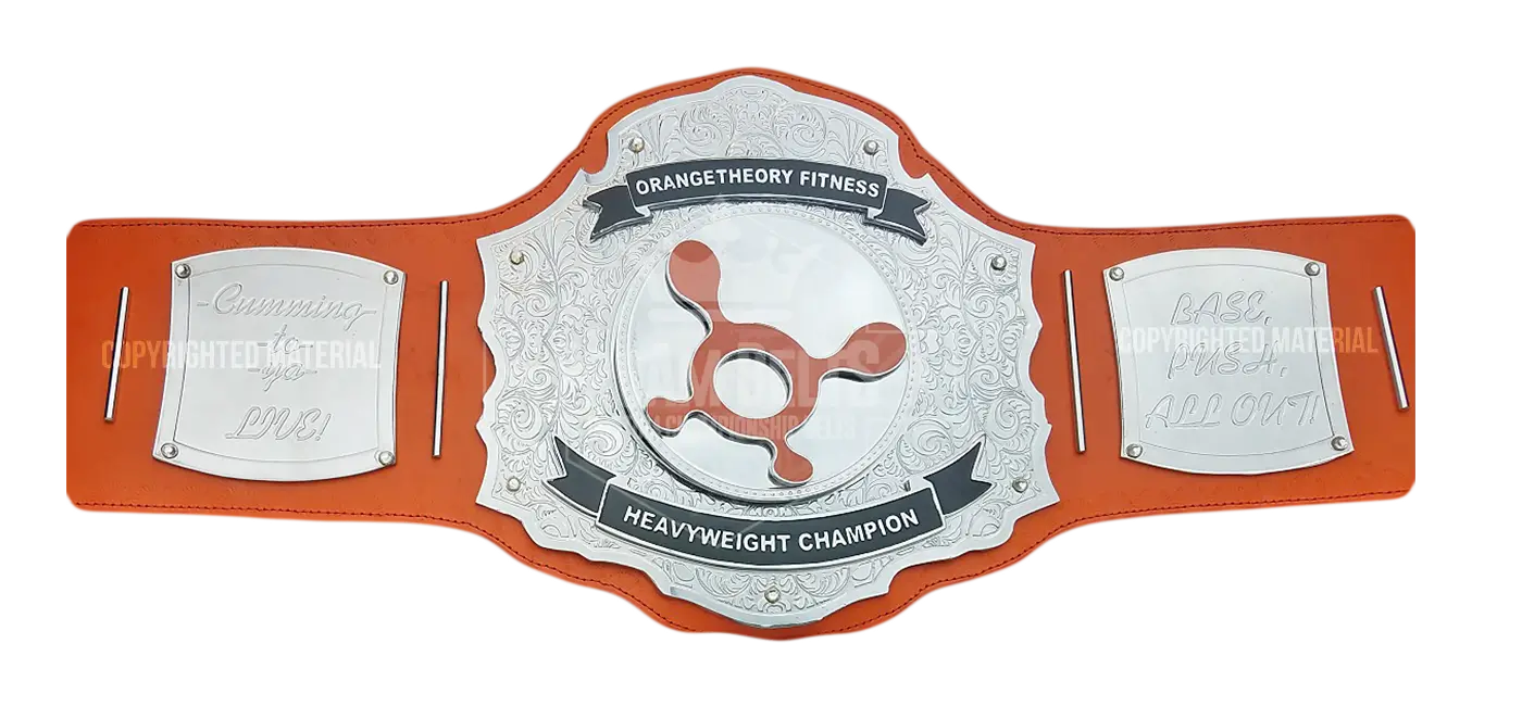 Orange Theory Fitness Heavyweight Championship front view