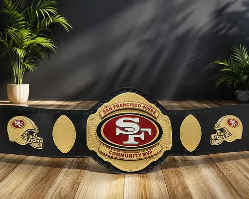 San Francisco 49ers Community MVP Championship Belt front view
