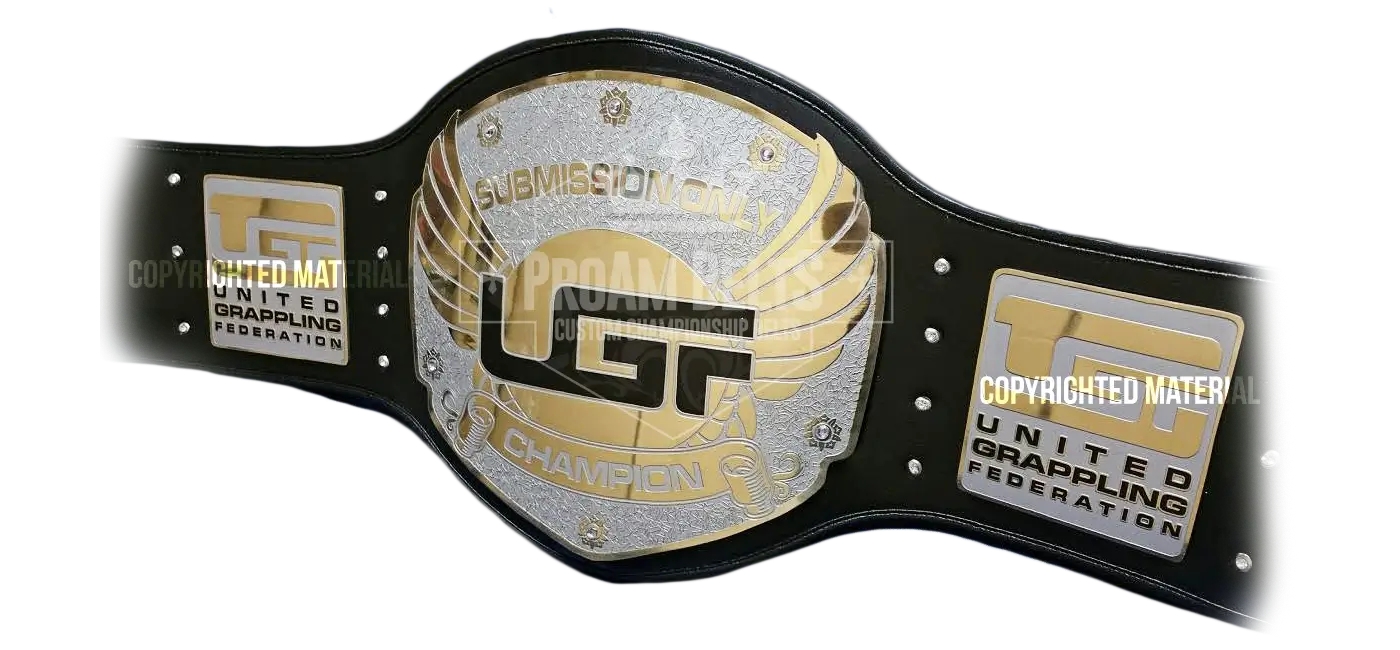 UGF Custom Championship Belt front view