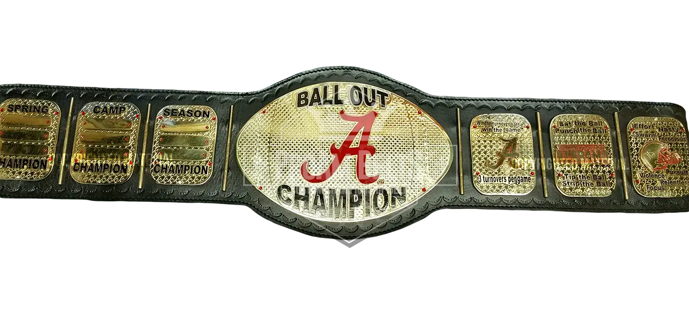 Alabama Football Championship front view