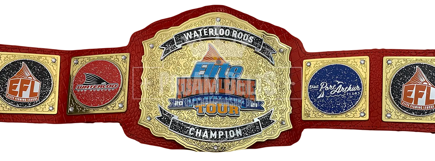 Waterloo Rod's Elite Fishing League Tour 2021 Champion front view
