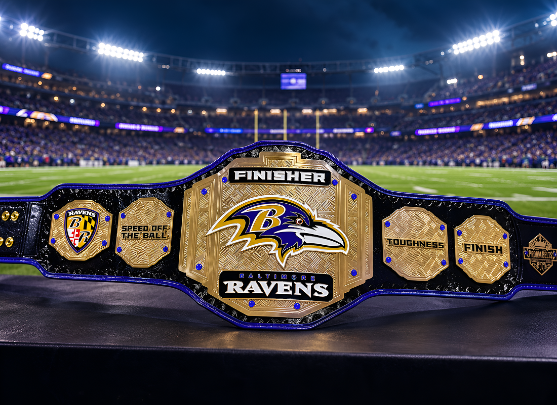 Ravens finisher nfl football custom championship belt