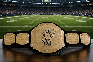 #1 Football Championship Belt
