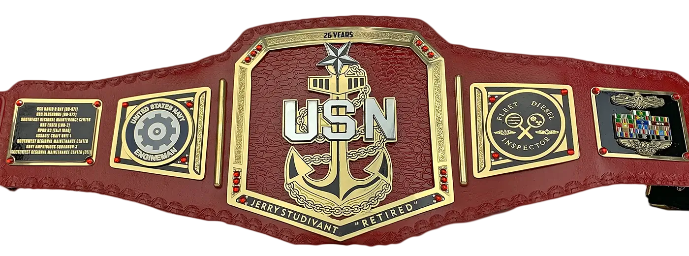 United States Navy Engineman Award front view