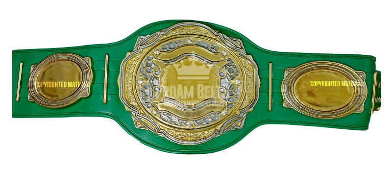 Atlas DC Green Strap Championship Belt