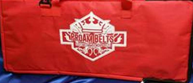 ProAmBelts Premier Long Case Red