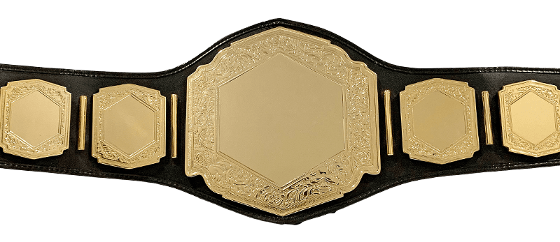 Vicious DC HEAVY Gold Championship Belt