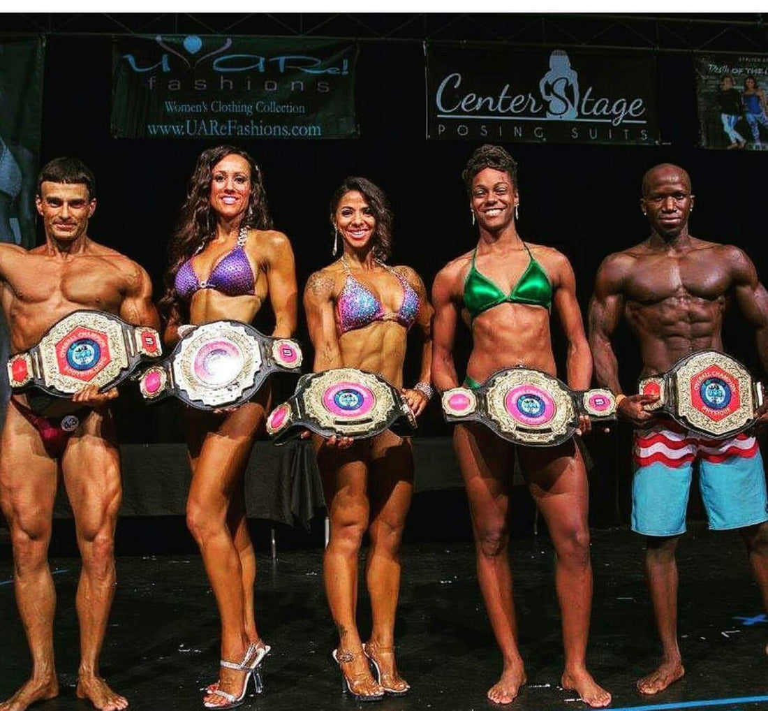 Strength, Conditioning, and Body Building Championship title belt awards