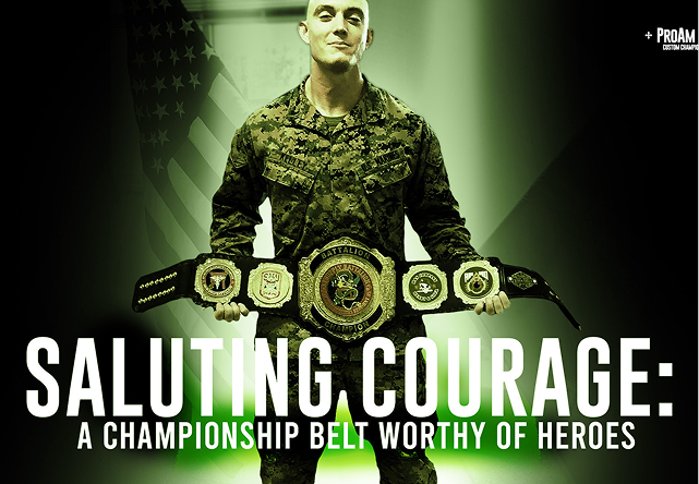 Saluting Courage: A Championship Belt Worthy of Heroes