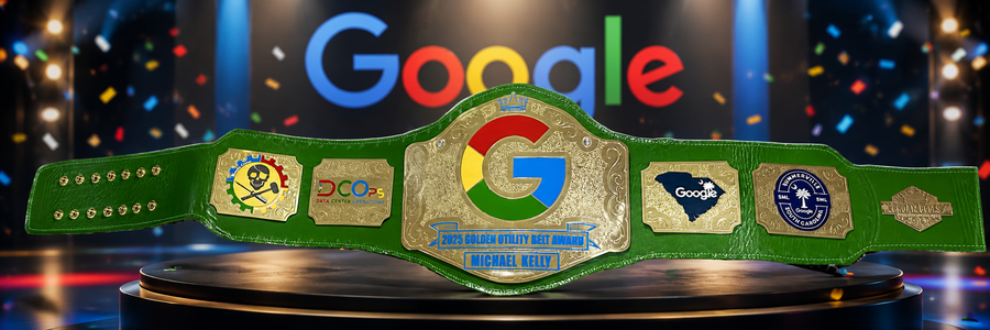 Google’s Custom Golden Utility Belt – A One-of-a-Kind Award by ProAmBelts
