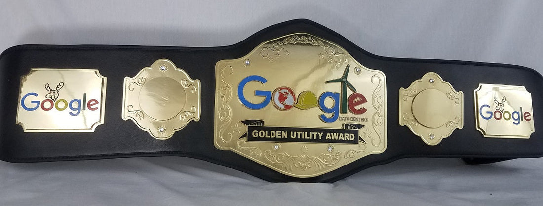 Google Sales and Customer Service Custom Championship Belts