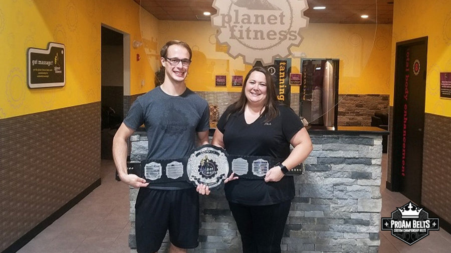 ProAmBelts and Planet Fitness Make Champion Award Belt