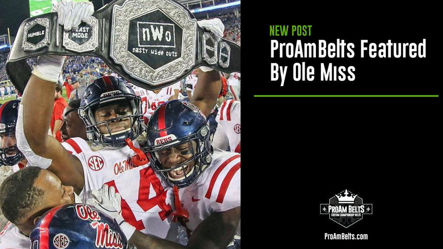 ProAmBelts Featured By Ole Miss