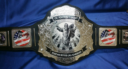 Emperor Superior Silver Chrome Championship Belt