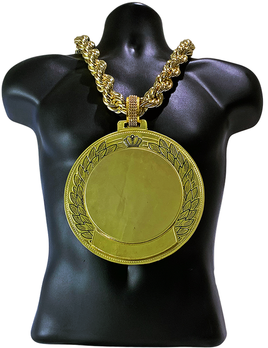 Poseidon Blank Gold Championship Chain