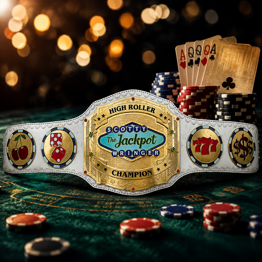 Poker Tournament Custom Championship Belt