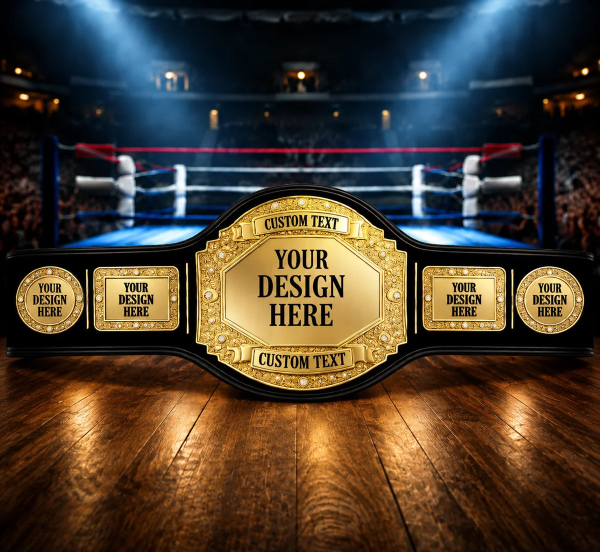 Prophet Custom Gold Championship Award Trophy Belt