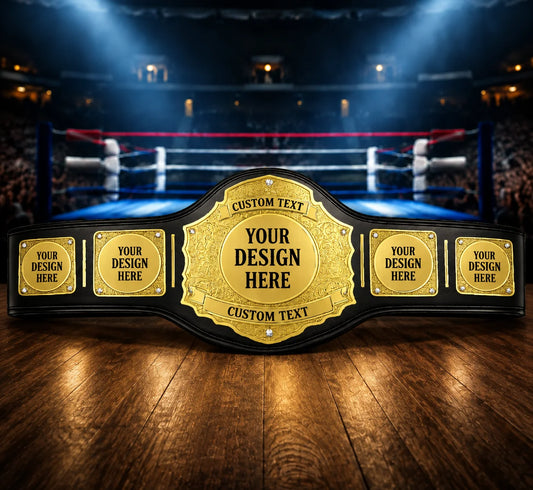 Emperor Gold Custom Championship Award Trophy Belt