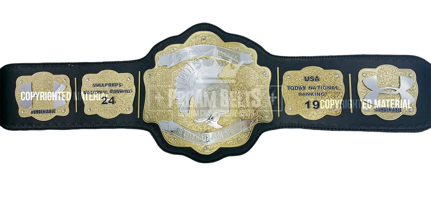 6A Oklahoma Football State Champs front view