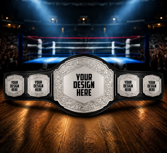 Vicious Custom Chrome Championship Award Trophy Belt