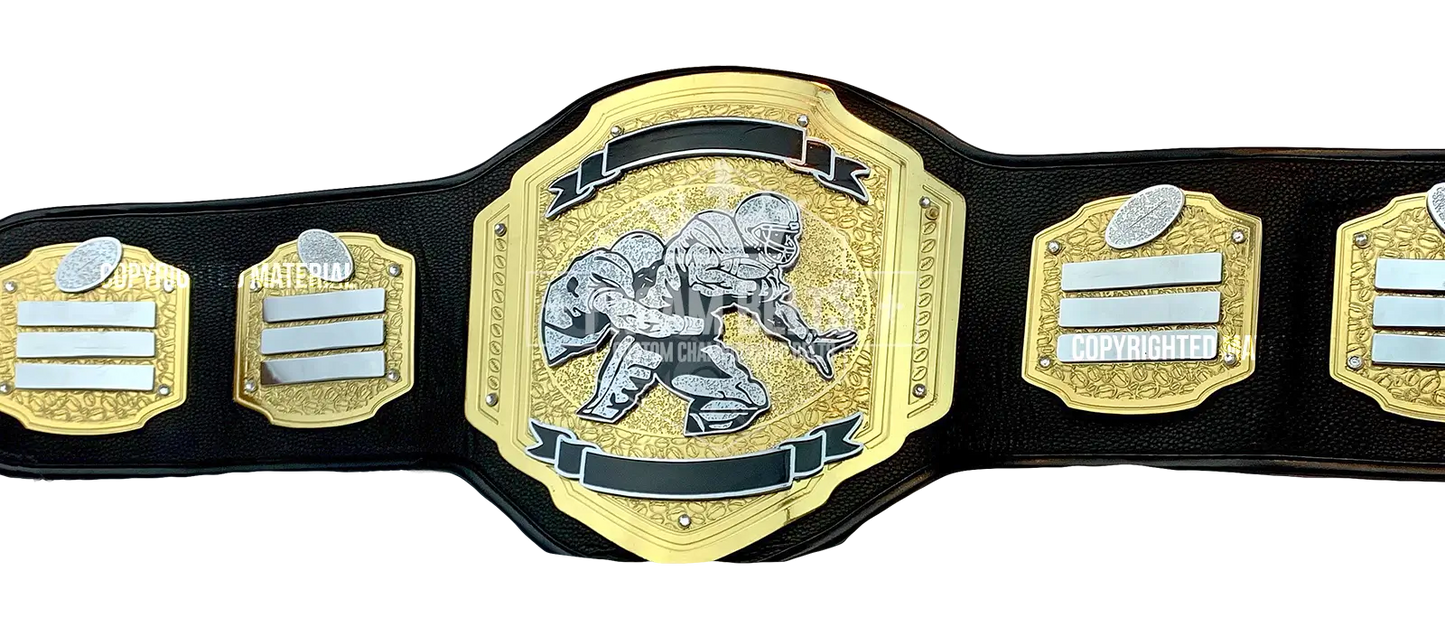 Blitz Championship Football Belt front view