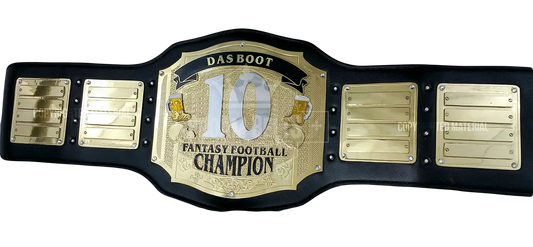 Das Boot Fantasy Football Belt front view