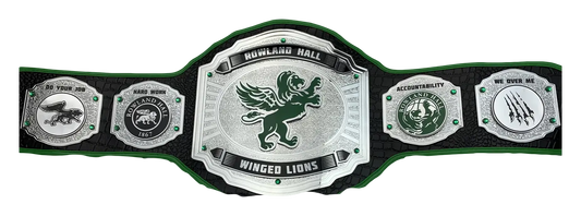 Rowland Hall Winged Lions Custom Award front view