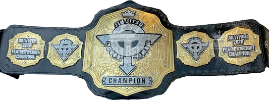Eddie Brave Over Time Jiu Jitsu Champion Award Belt front view