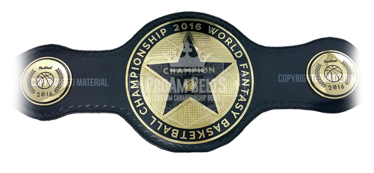FanDuel 2016 World Fantasy Basketball Championship Belt front view