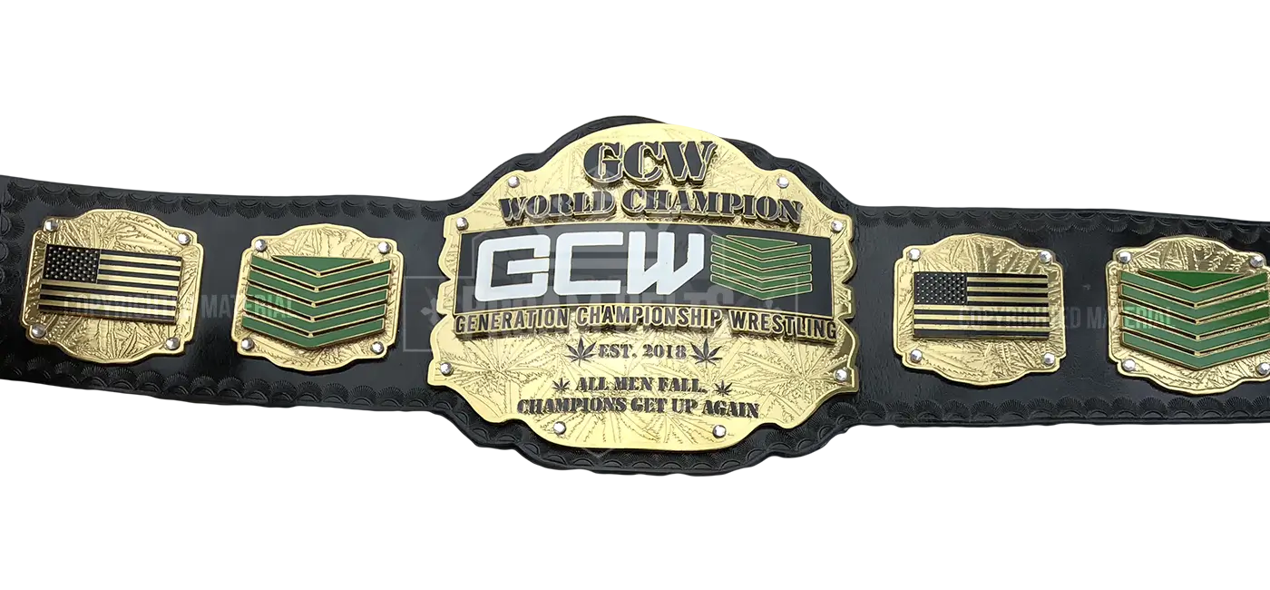 GCW World Champion front view