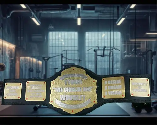 Tyron Woodley Custom Belt front view