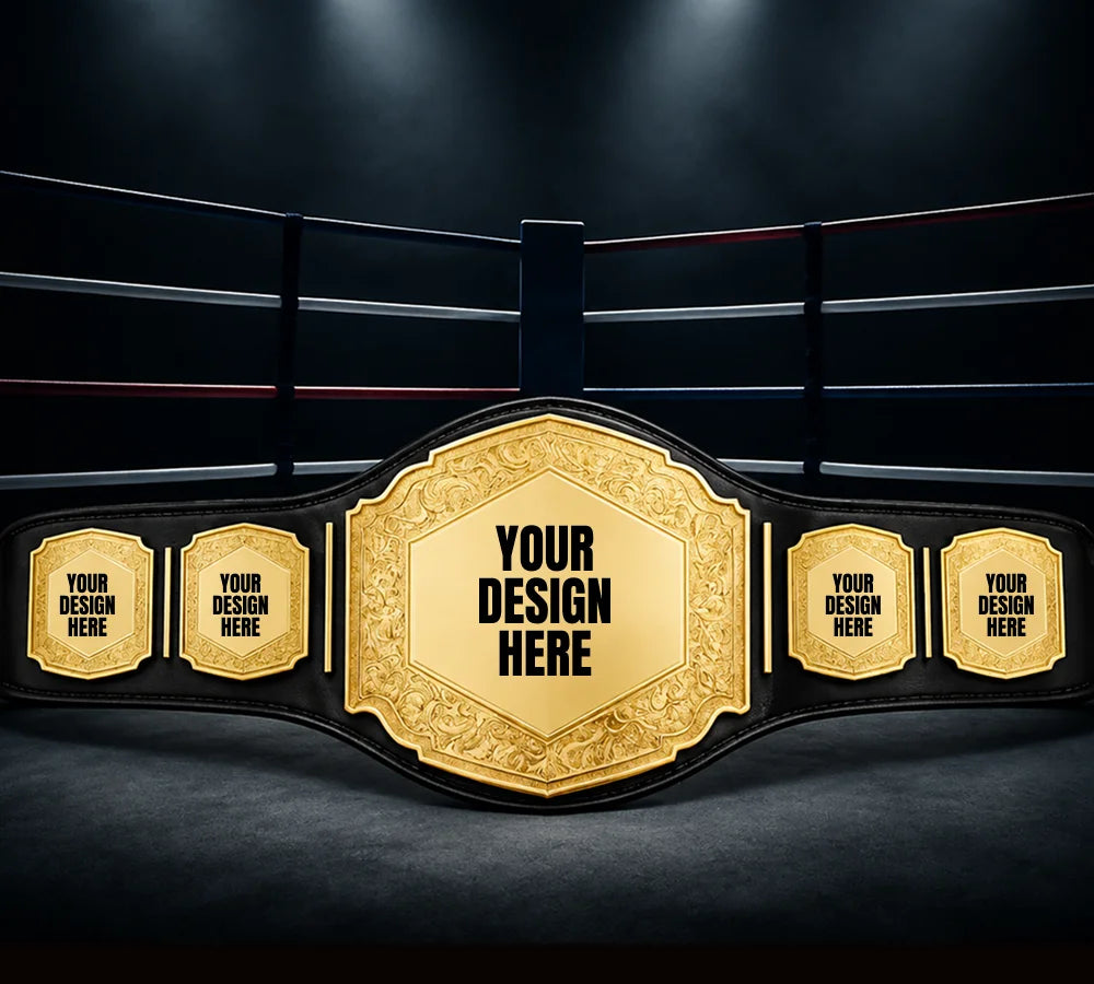 Vicious DC Gold Heavy Championship Belt