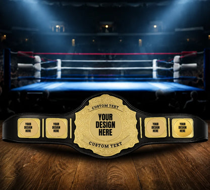 Emperor DC Custom Gold Heavy Championship Award Trophy Belt