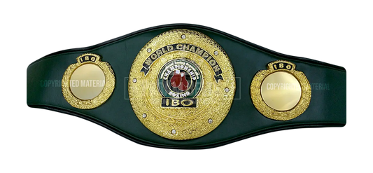 IBO Championship Boxing World Champion front view