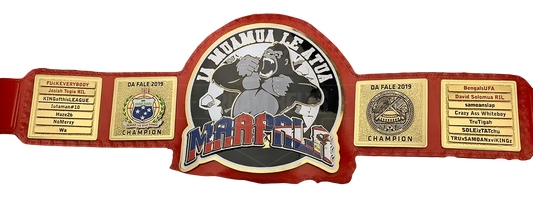 IA Maumau Le Atua Maapala Championship Award front view