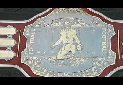 Custom Fantasy Football FF belts award