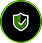 Premium quality craftsmanship shield icon