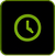 green clock icon