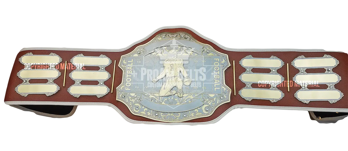 MVP Brown Championship Belt front view