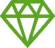 Green diamond icon 