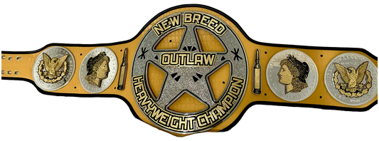 Outlaw New Breed Heavyweight Champion Award front view