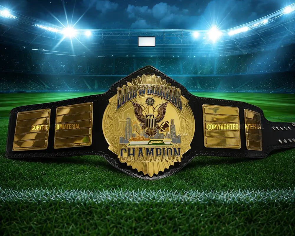 Edgewoodians Custom Championship Belt front view