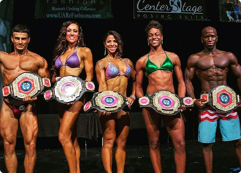 Body strength lifting competition custom championship title belts