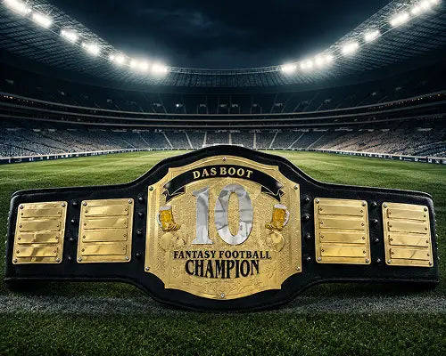 Das Boot Fantasy Football Belt front view