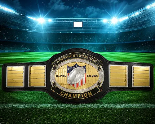 The PFFL Plumbing Fantasy Football League front view