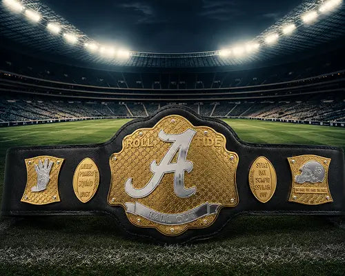 Roll Tide Ballout championship belt front view