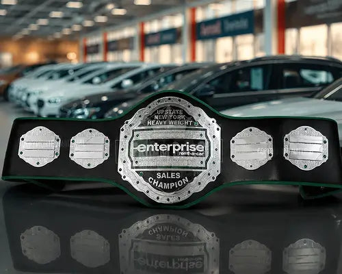 Enterprise Rent A Car Sales Champion front view