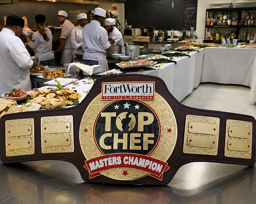 Top Chef Masters Champion front view