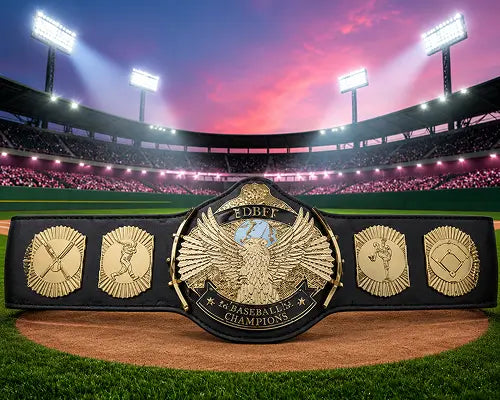 BDBF Fantasy Baseball Championship Belt front view